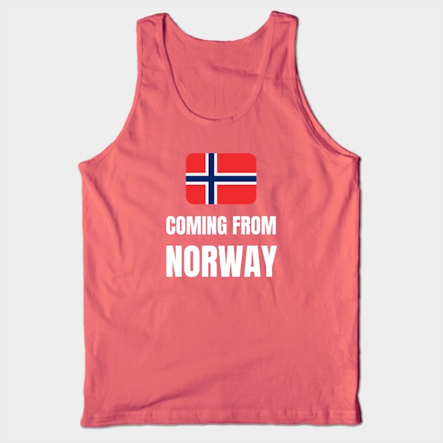 Coming from Norway Tank Top by InspiredCreative